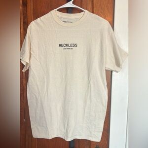 Young and Reckless Cream Men's Shirt